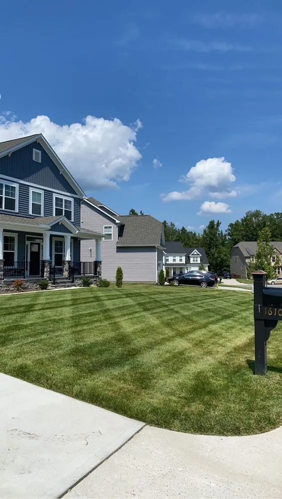 Custom outdoor landscaping in Midlothian, VA by Dry Creek Landscaping