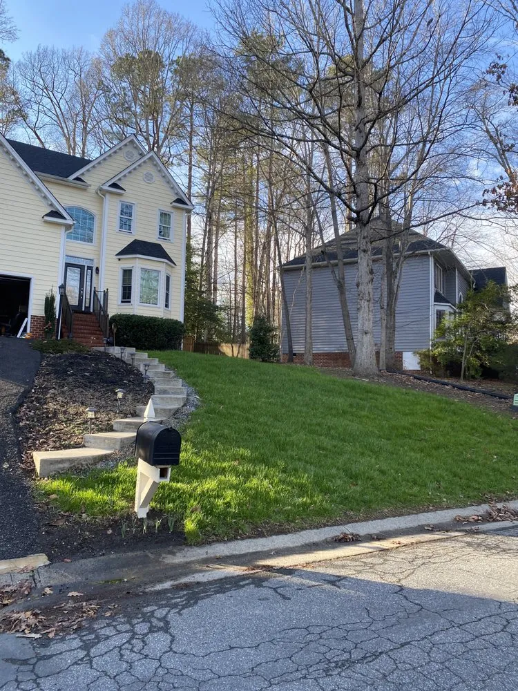 Expert outdoor landscaping for residential properties in Midlothian, VA by Dry Creek Landscaping