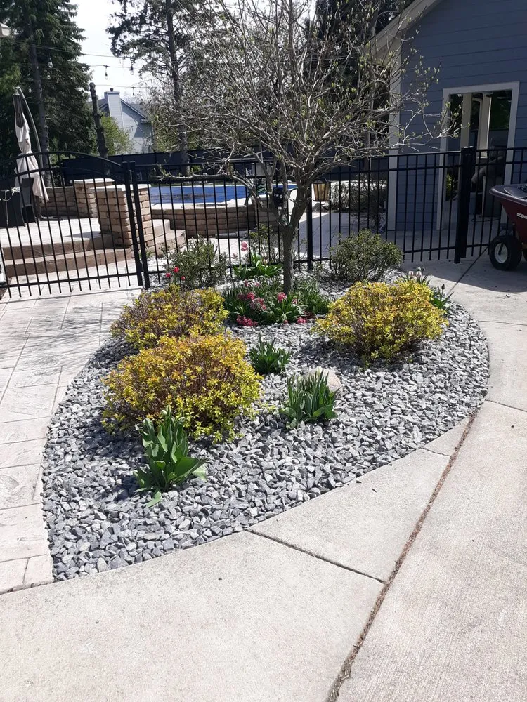 Custom garden landscaping for outdoor upgrades across Marshfield, WI - D's Exterior Home Improvements