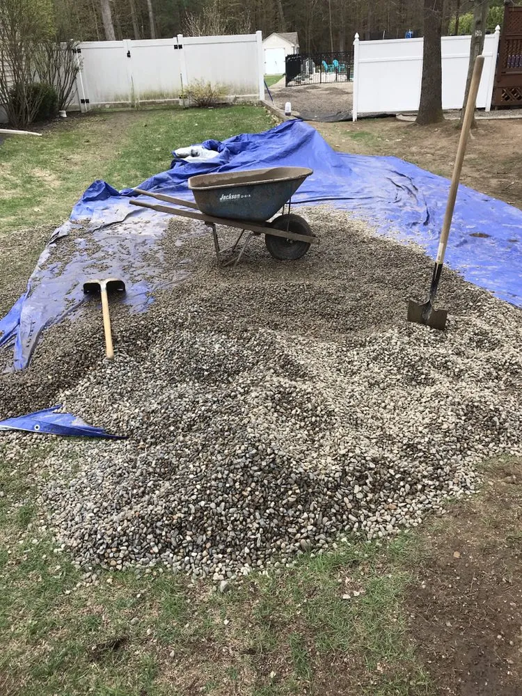 Custom residential landscaping with custom design in Ballston Spa, NY by D's Lawncare