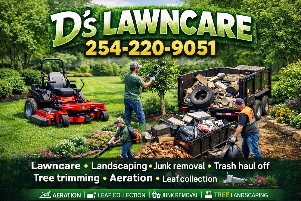 Affordable landscaping services in Killeen, TX by D’s Lawncare