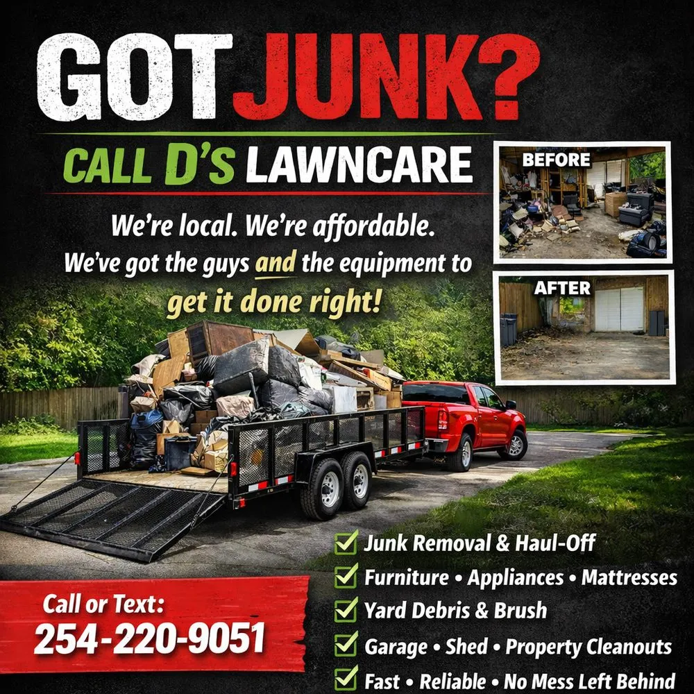 Affordable yard maintenance in Killeen, TX - D’s Lawncare