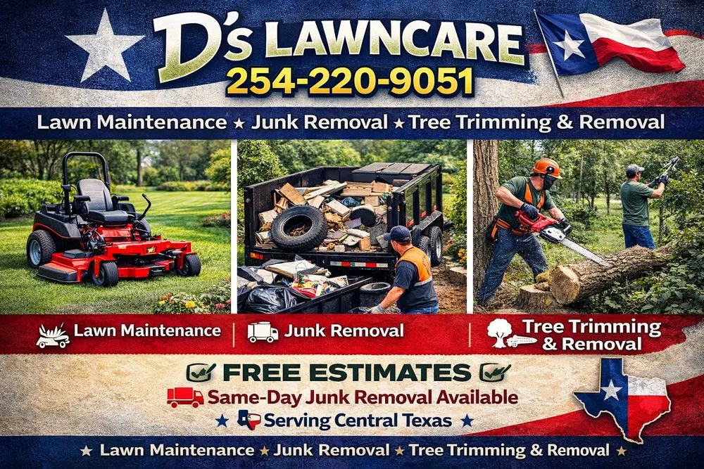 Expert yard cleanup service in Killeen, TX - D’s Lawncare