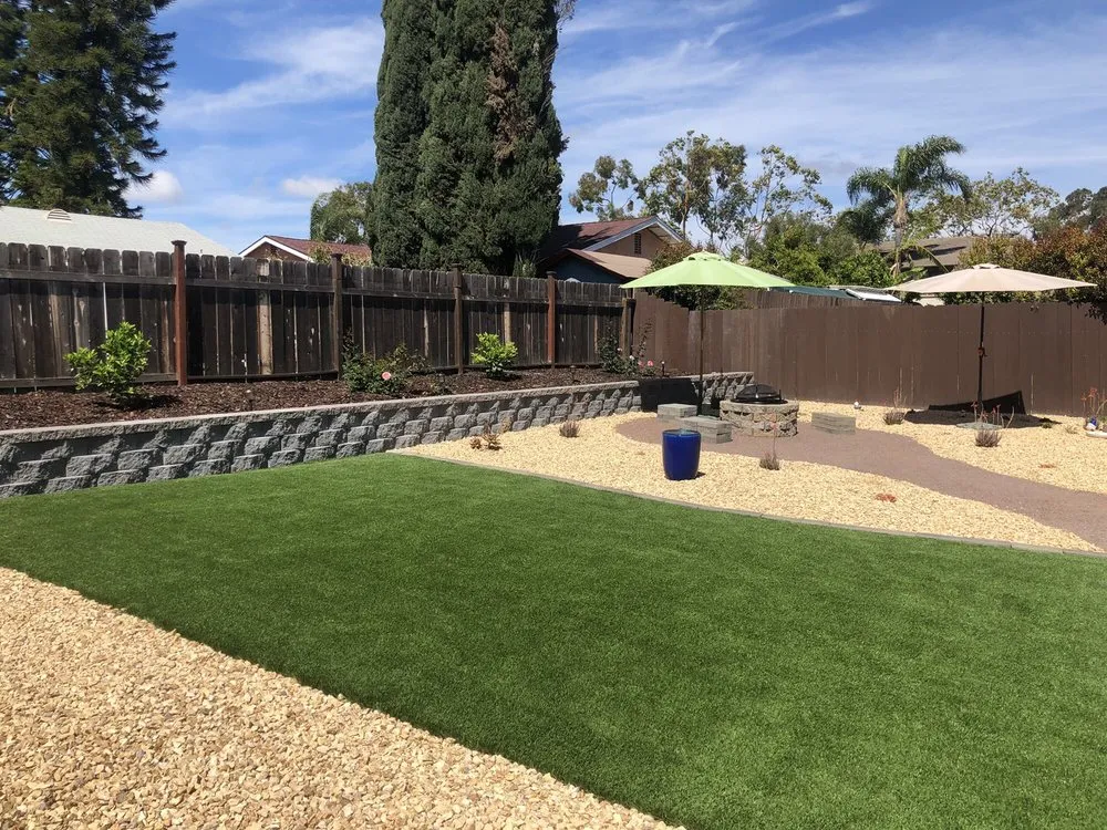 Reliable lawn mowing service with custom design in Oceanside, CA by D&S PAVERS