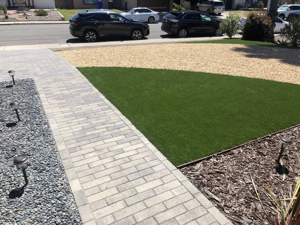 Reliable yard cleanup service with custom design in Oceanside, CA by D&S PAVERS