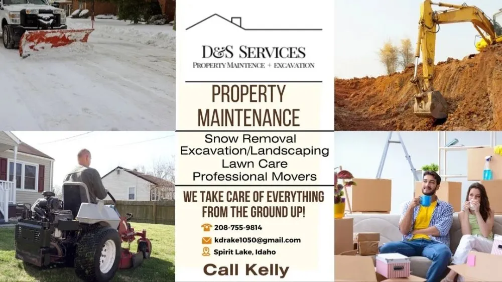 Professional yard maintenance near you in Spirit Lake, ID by D&S Services