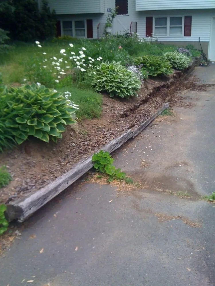 Professional yard cleanup service with custom design across Bolton, CT - D&S Yardworks