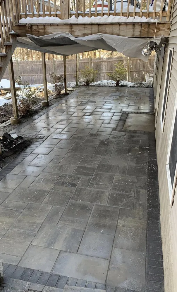 Professional outdoor landscaping with custom design across Marshfield, MA - DSJ Landscaping and Hardscaping