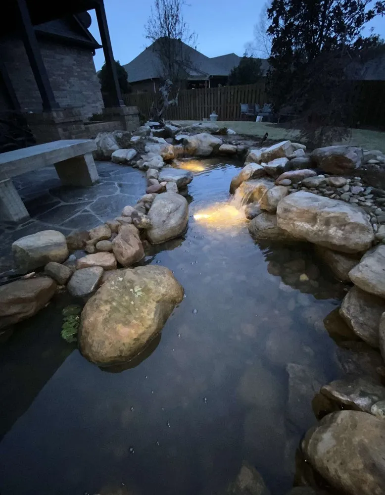 Affordable landscape installation in Birmingham, AL by DSLD Aquascapes