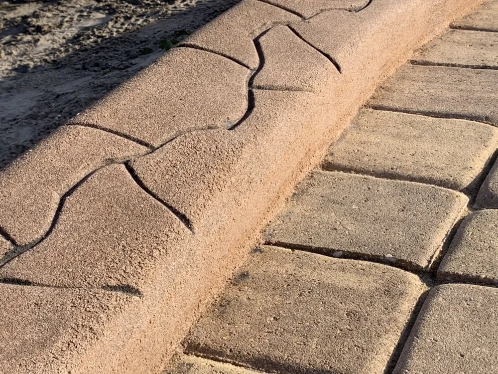 Local landscape installation in Dunnellon, FL by D&T American Curbing