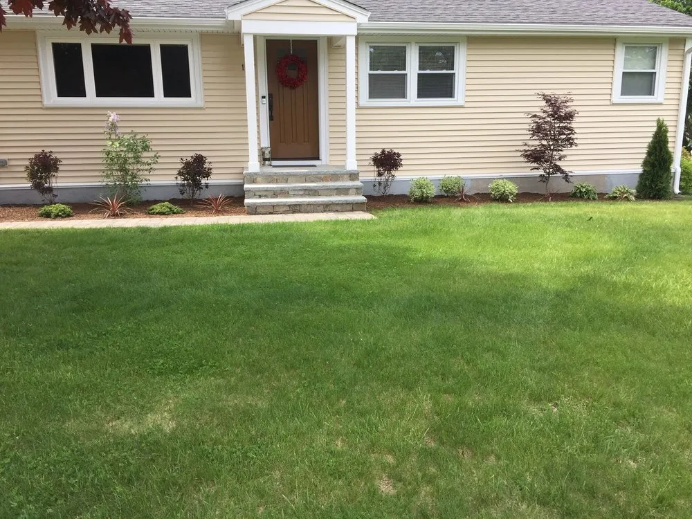 Reliable lawn mowing service in Walpole, MA by DT Landscape