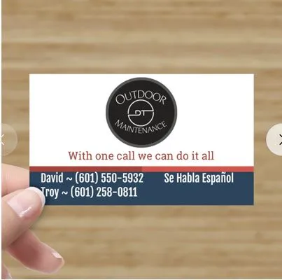 D&T Outdoor Maintenance Logo