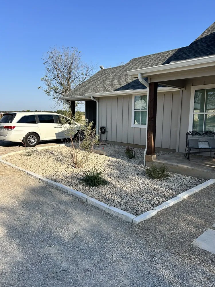 Professional yard maintenance with custom design across Kingsland, TX - D&T Services