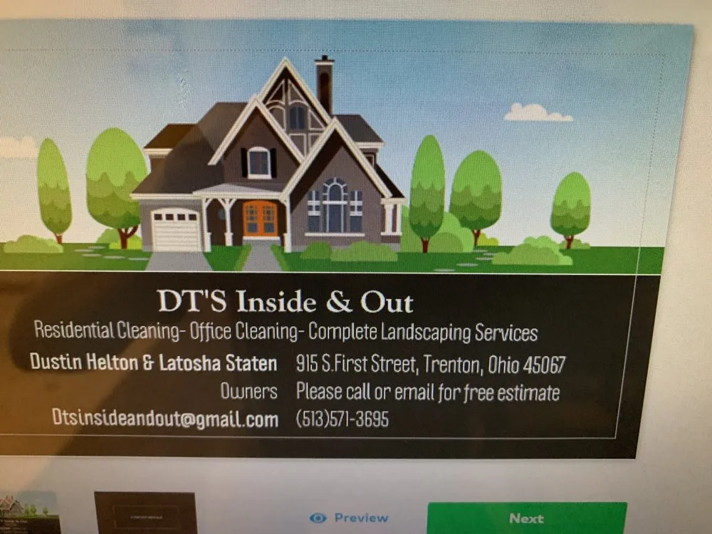 Custom landscape installation in Trenton, OH by DT'S Inside & Out