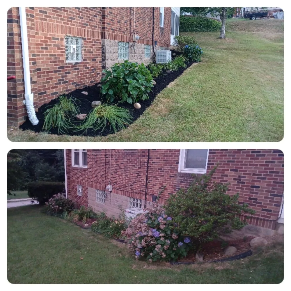 Custom outdoor landscaping in Brownsville, PA by Dub town Mows