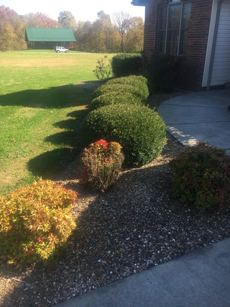Local landscape installation in Cobden, IL by Duck Works Lawn Care