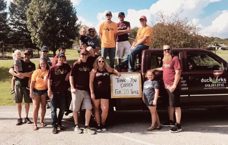 Custom lawn care service in Cobden, IL by Duck Works Lawn Care