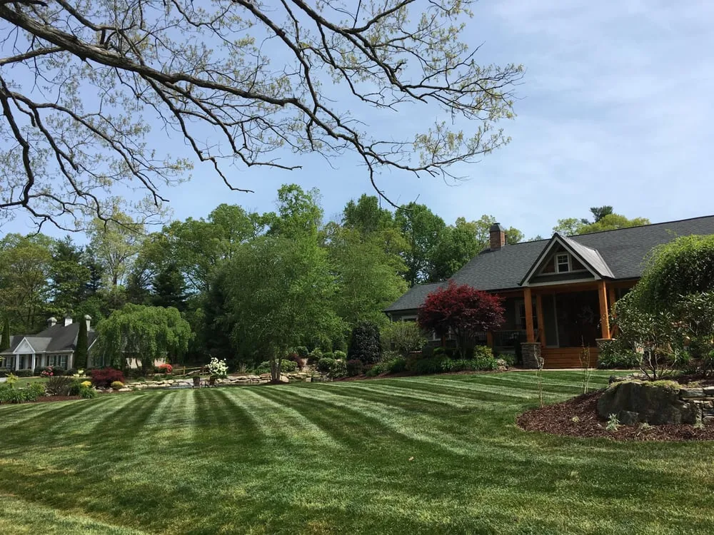 Expert outdoor landscaping in Hendersonville, NC by Ducker Land Management Company