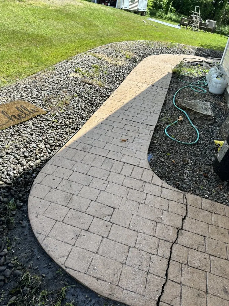 Custom landscape design in Atkinson, NH by Duckies Pressure Washing