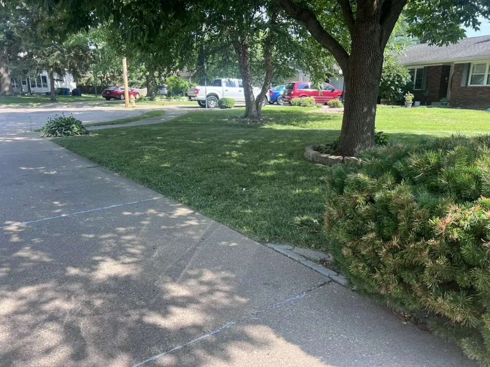 Custom yard cleanup service for residential properties in Davenport, IA by Duex’s Mowing & Snow