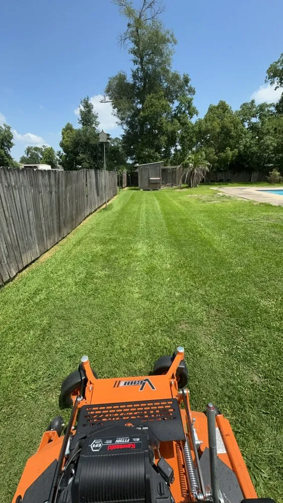 Reliable yard cleanup service for residential properties in Jennings, LA by Duhon Lawn Care