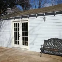 Custom garden landscaping with custom design across Abilene, TX - Duke Construction