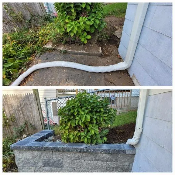 Custom outdoor landscaping in Amherst, MA by Duke's