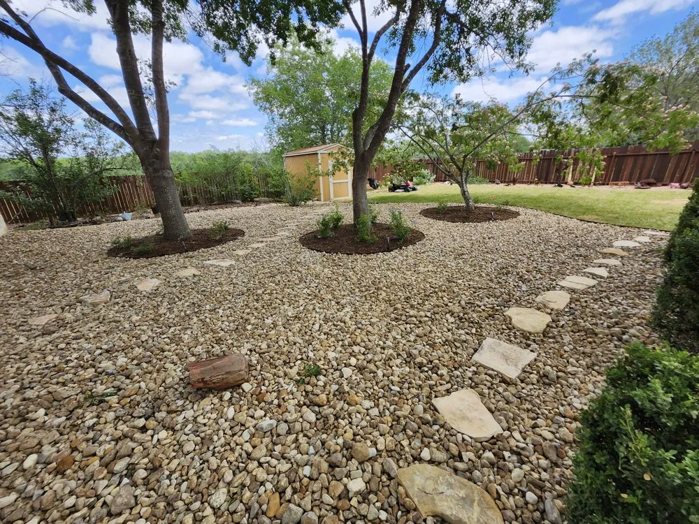 Trusted outdoor landscaping in Stockdale, TX by Duke's Landscaping