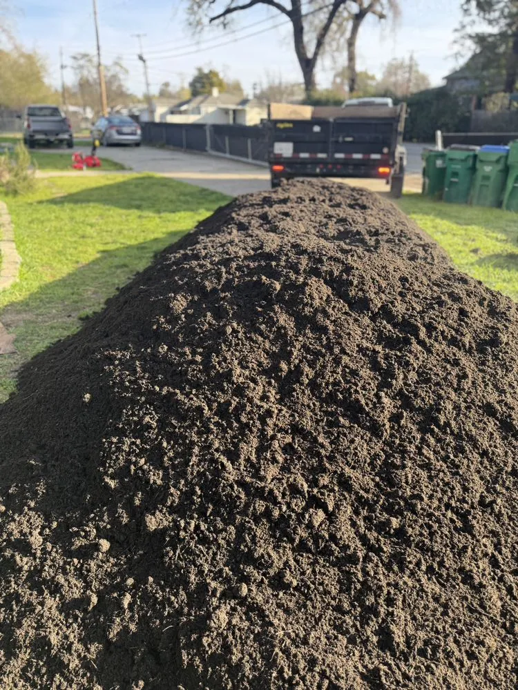 Reliable yard maintenance in Rancho Cordova, CA - Dump Truck 916