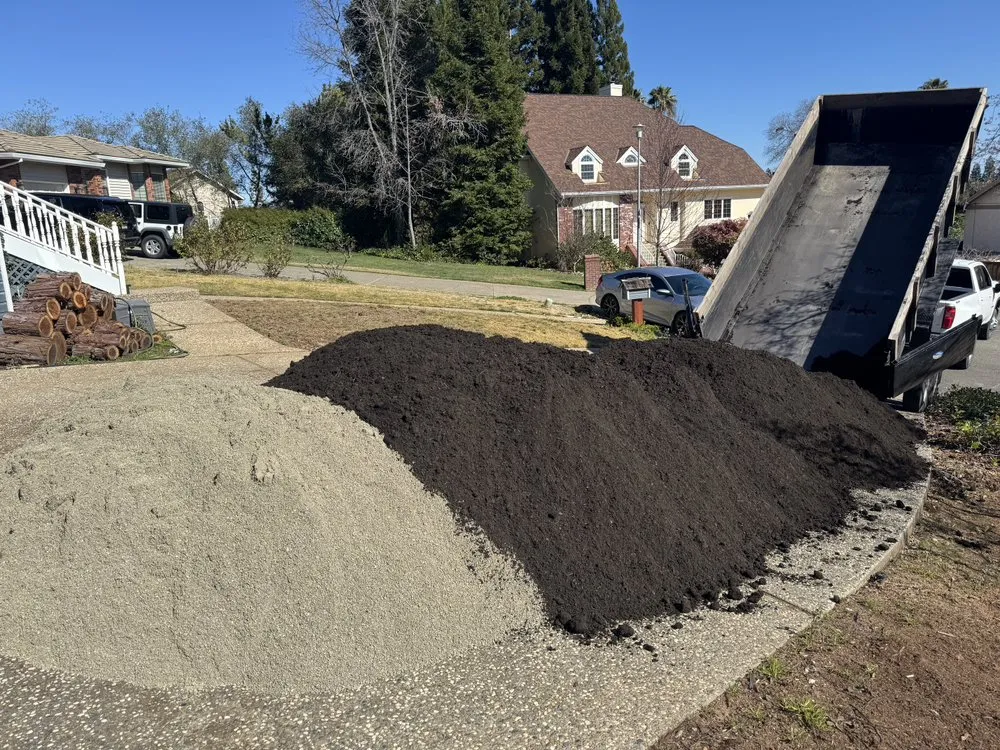 Top-rated landscaping services near you in Rancho Cordova, CA by Dump Truck 916
