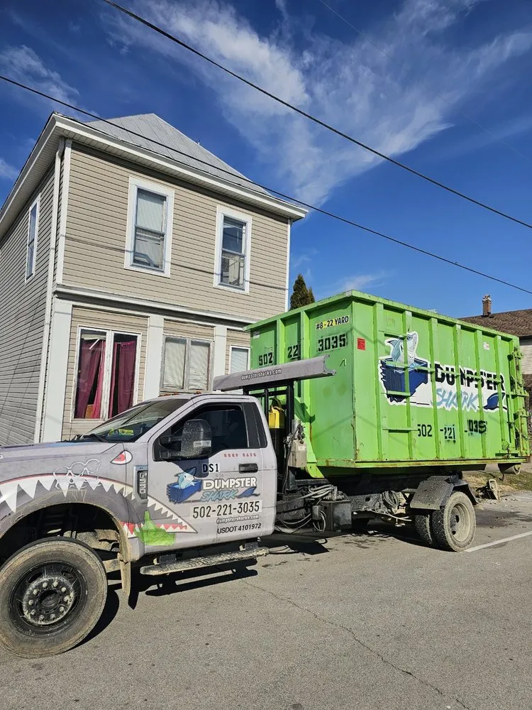 Local lawn mowing service near you in Sellersburg, IN by Dumpster Shark