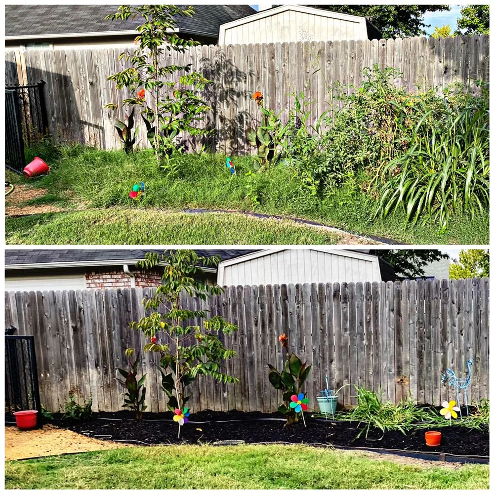 Trusted outdoor landscaping for homes in Tulsa, OK by Dun' Dirt Cheap Lawn & Landscape