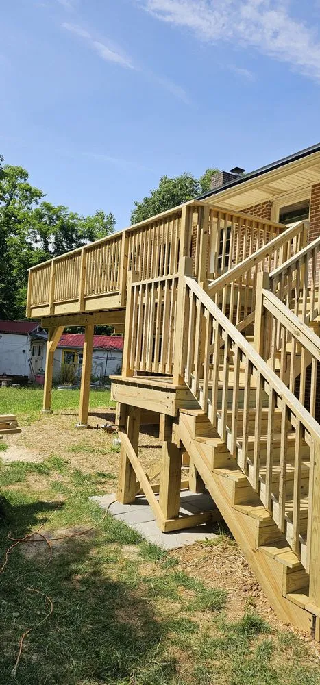 Local outdoor landscaping for residential properties in Elliston, VA by Duncan Enterprises