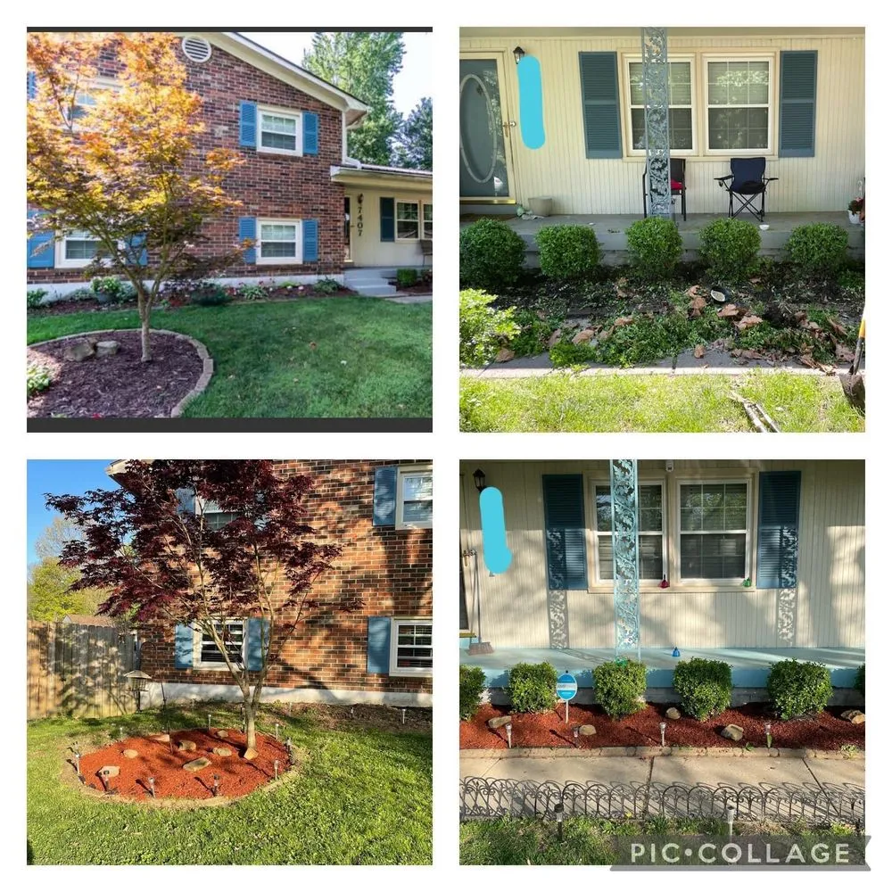 Affordable landscape installation for residential properties in Louisville, KY by Dunn it all service
