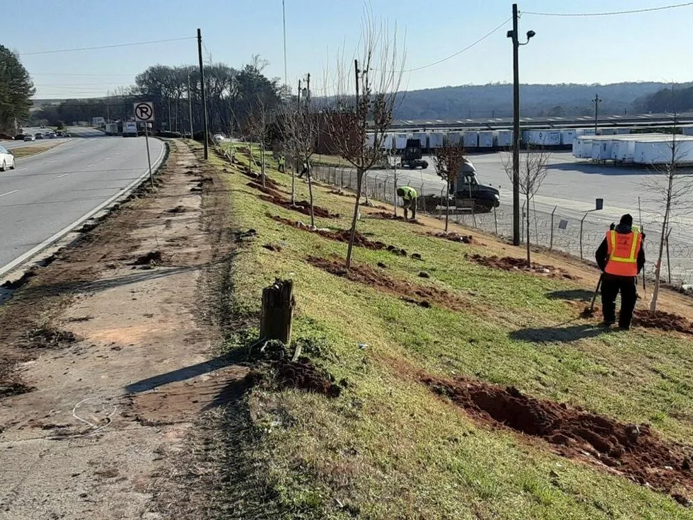 Affordable lawn mowing service for beautiful yards in Cumming, GA by Dunn To Perfection