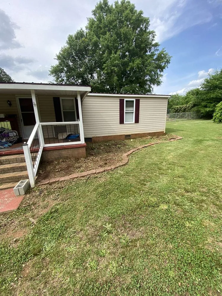 Custom garden landscaping in Spartanburg, SC by Dunnaway's Lawn Care