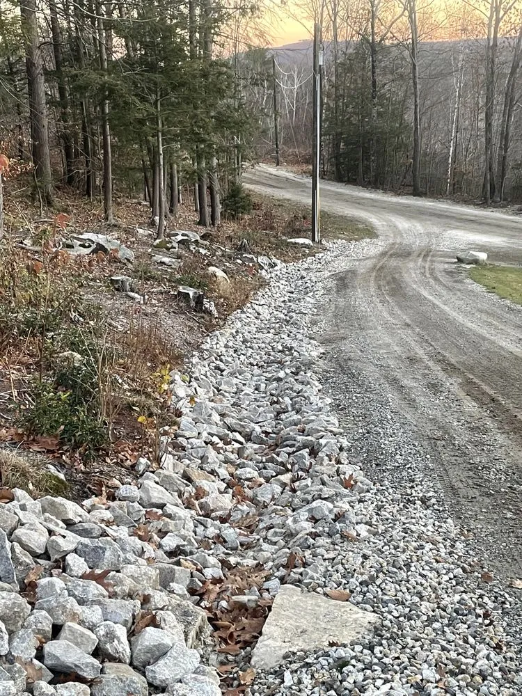 Professional outdoor landscaping with custom design in Westhampton, MA by Dunn’s Excavating