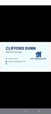 Dunn's Pressure Washing Logo