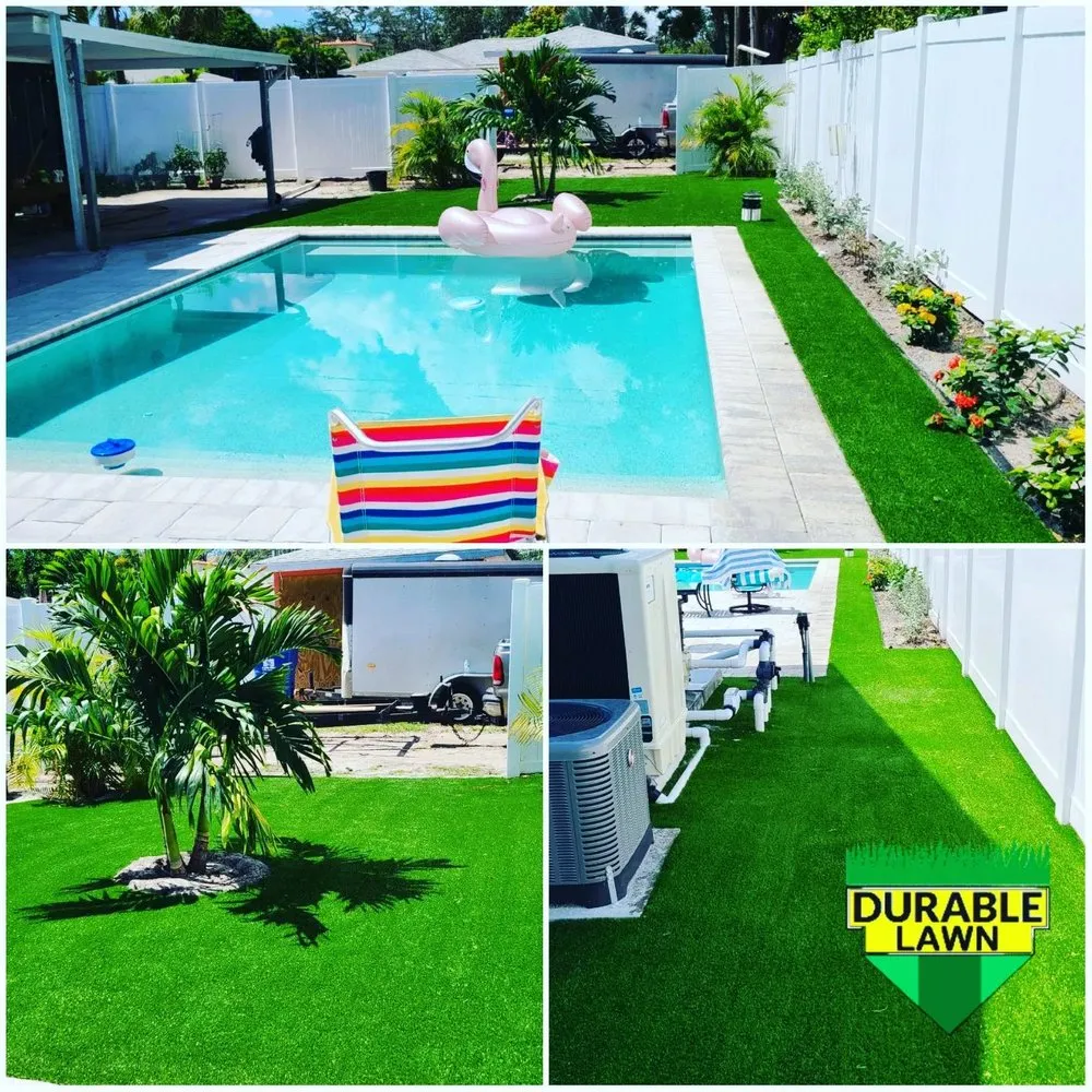 Professional yard cleanup service for homes in Sarasota, FL by Durable Lawn