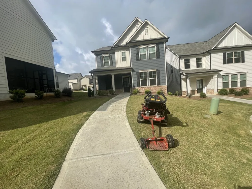 Local landscape installation for homes in Norcross, GA by Dustins Landscaping