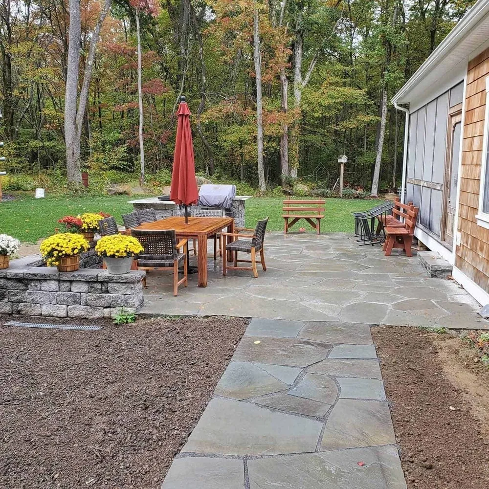 Custom residential landscaping in Arlington, NY - Dutchess Lawns & Masonry