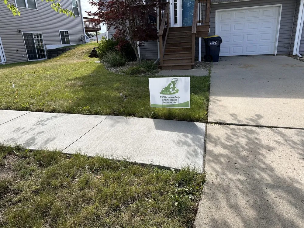 Affordable residential landscaping near you in North Liberty, IA by D’Ville Lawn Care and Cleaning Services