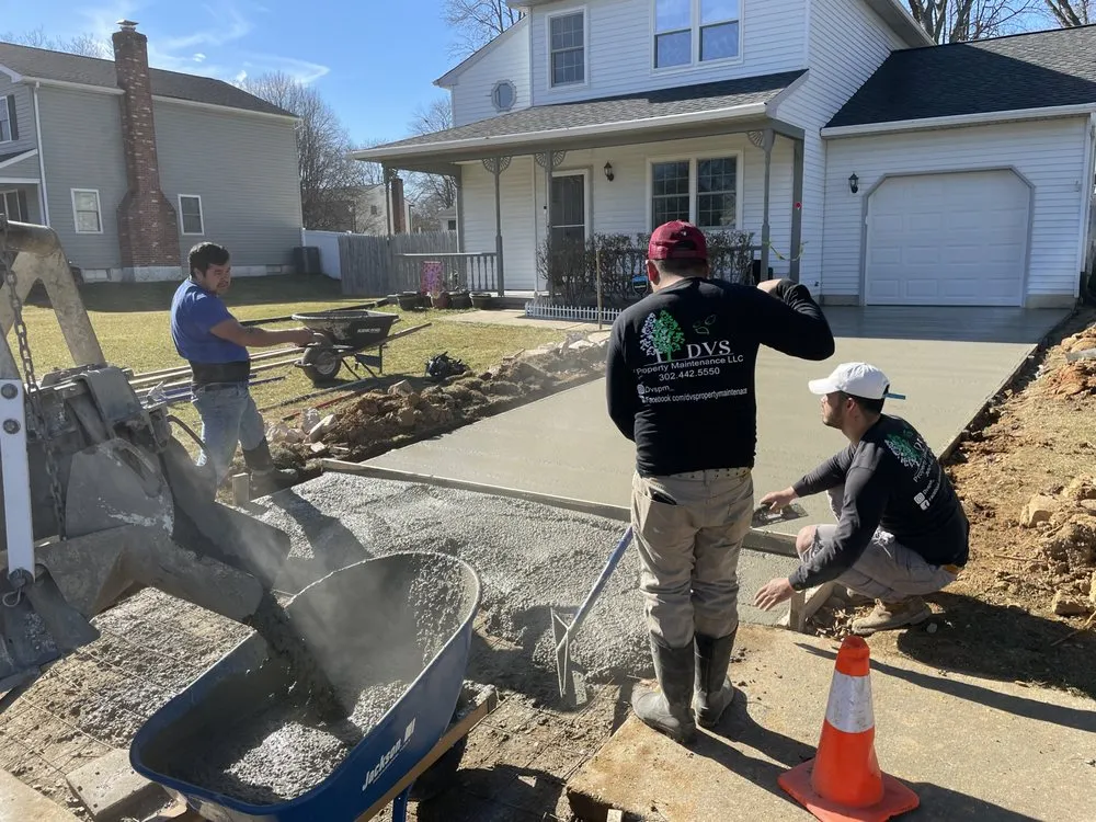 Custom yard cleanup service in Newark, DE by DVS Property Maintenance