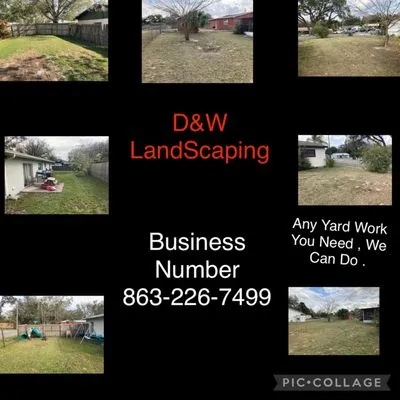 D&W Landscaping Logo