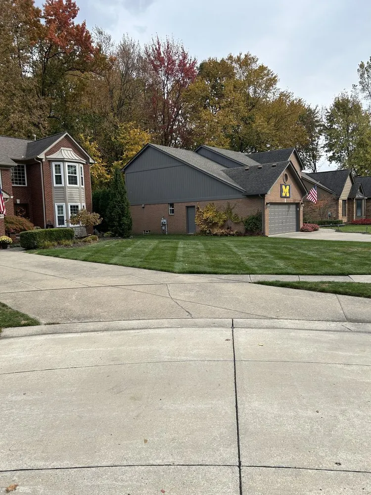 Professional landscape installation with custom design in Warren, MI by D&W landscaping