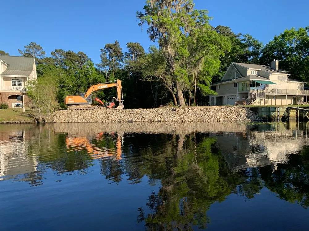 Top-rated outdoor landscaping in Pawleys Island, SC by D&W Sitework