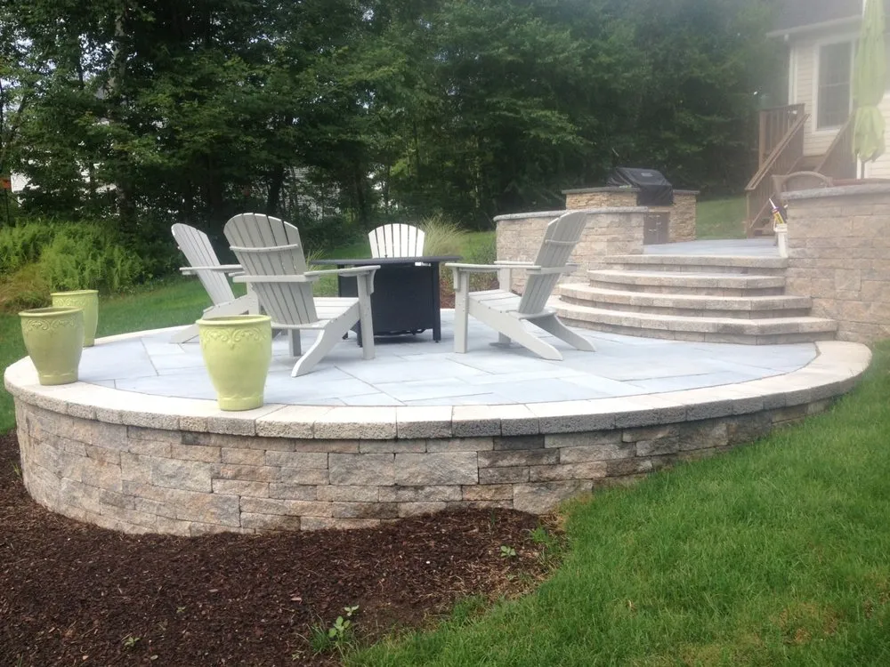 Professional landscape installation for homes across Simsbury, CT - DWBURR Landscape and Design