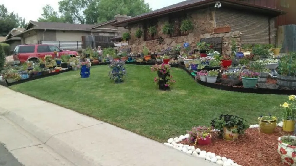 Custom garden landscaping for outdoor upgrades in Aurora, CO by DWD Services