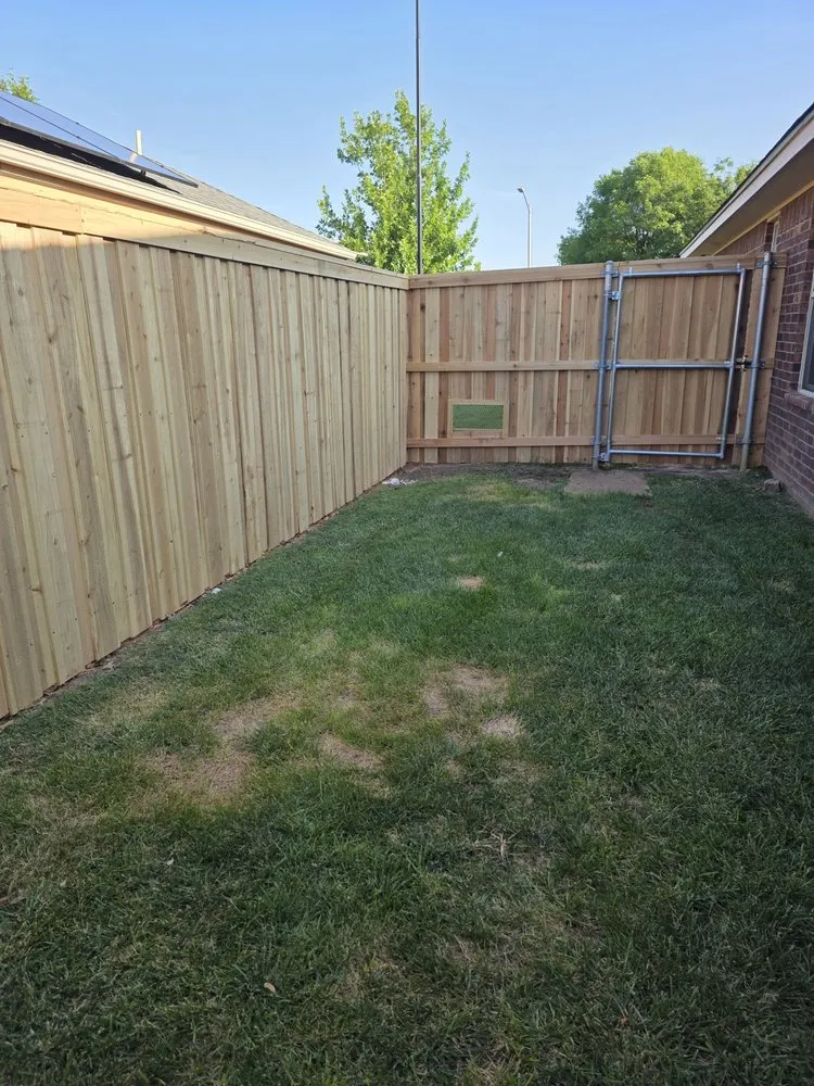 Custom landscape installation in Amarillo, TX - DW's Fence & Landscape