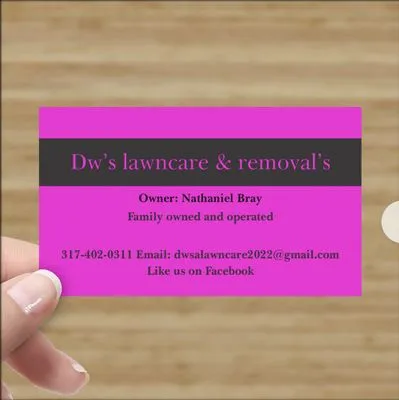 Dws Lawncare And Removal Logo